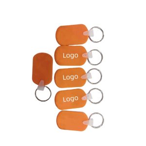 Durable Oval PVC Keychain