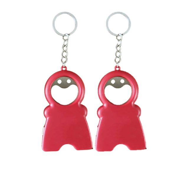Versatile LED Keychain with Tape Measure and Bottle Opener - Image 2