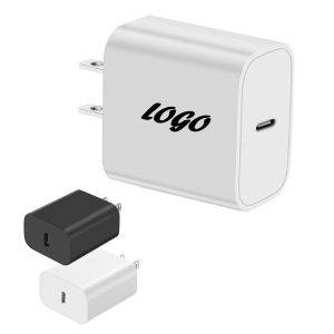 Compact 20W USB-C Power Adapter for Fast Charging