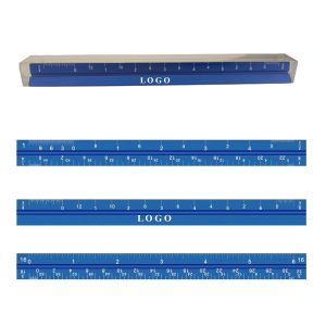 6-Inch Aluminum Triangular Scale Ruler for Architects and Engineers