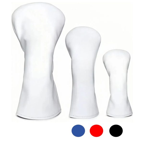 Durable PU Leather Golf Club Head Covers Set - Image 2